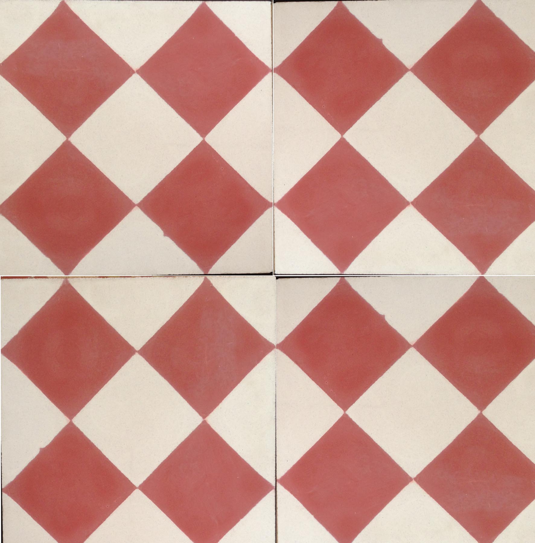 Victorian Classic Red Cement Tile, Encaustic Tile In Stock
